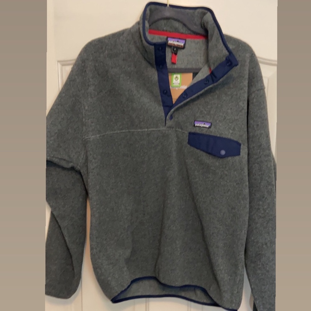 Men’s Patagonia synchilla snap-t pullover (NWT)